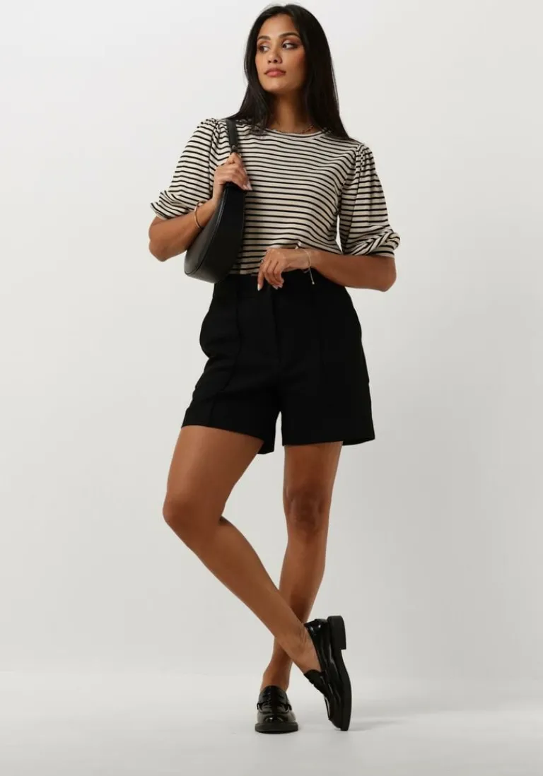 JANSEN AMSTERDAM e broeken wq441 woven high waisted short>DAMES Broeken