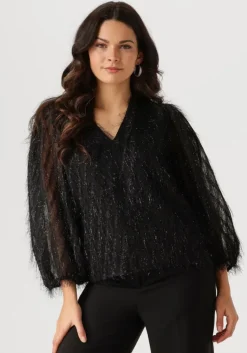 JANSEN AMSTERDAM e blouses ff178 puffed 3/4 sleeve top>DAMES Blouses