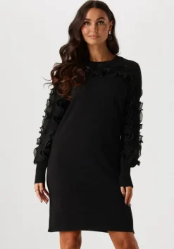 zwarte jansen amsterdam mini jurk fn558 jurk betty