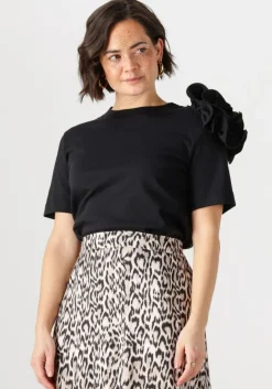 JANSEN AMSTERDAM e t-shirt roxy t-shirt co 105 short slv flower detail>DAMES Tops & T-Shirts