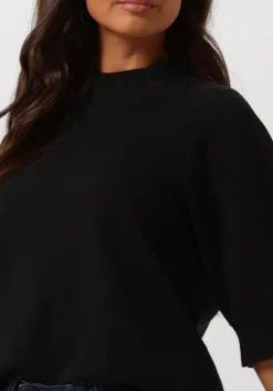 zwarte knit-ted top yara