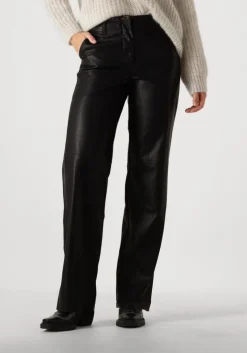 zwarte knit-ted wijde broek naomi pant