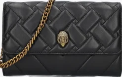 zwarte kurt geiger london schoudertas kensington chain wallet