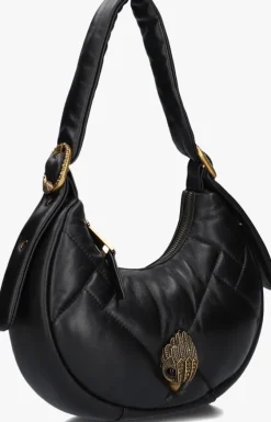 zwarte kurt geiger london schoudertas kensington puff sm hobo