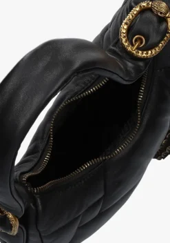 zwarte kurt geiger london schoudertas kensington puff sm hobo