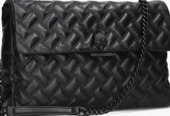 zwarte kurt geiger london schoudertas xxl kensington drench