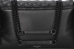 zwarte kurt geiger london schoudertas xxl kensington drench