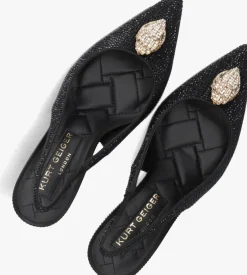 zwarte kurt geiger london slingbacks belgravia high