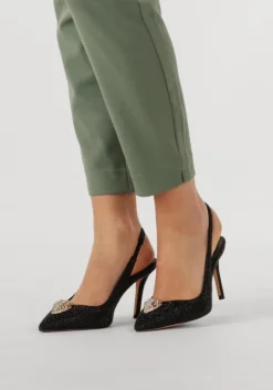 zwarte kurt geiger london slingbacks belgravia high
