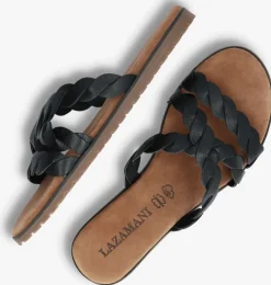 zwarte lazamani teenslippers 75.384