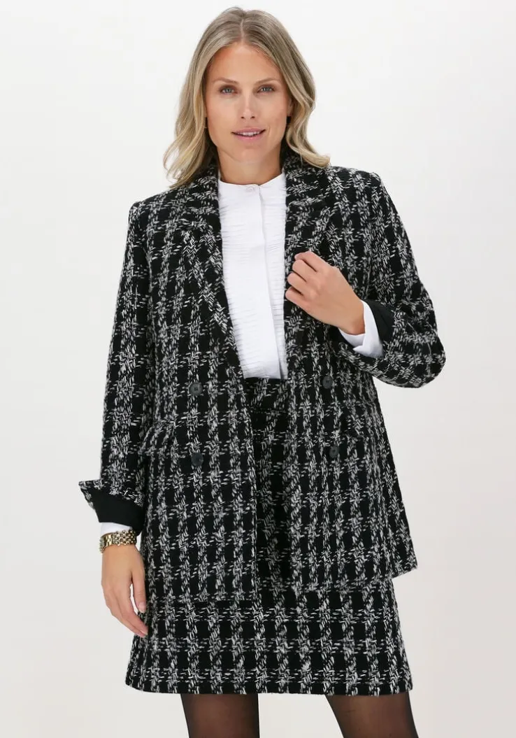 zwarte levete room blazer piana 1 blazers