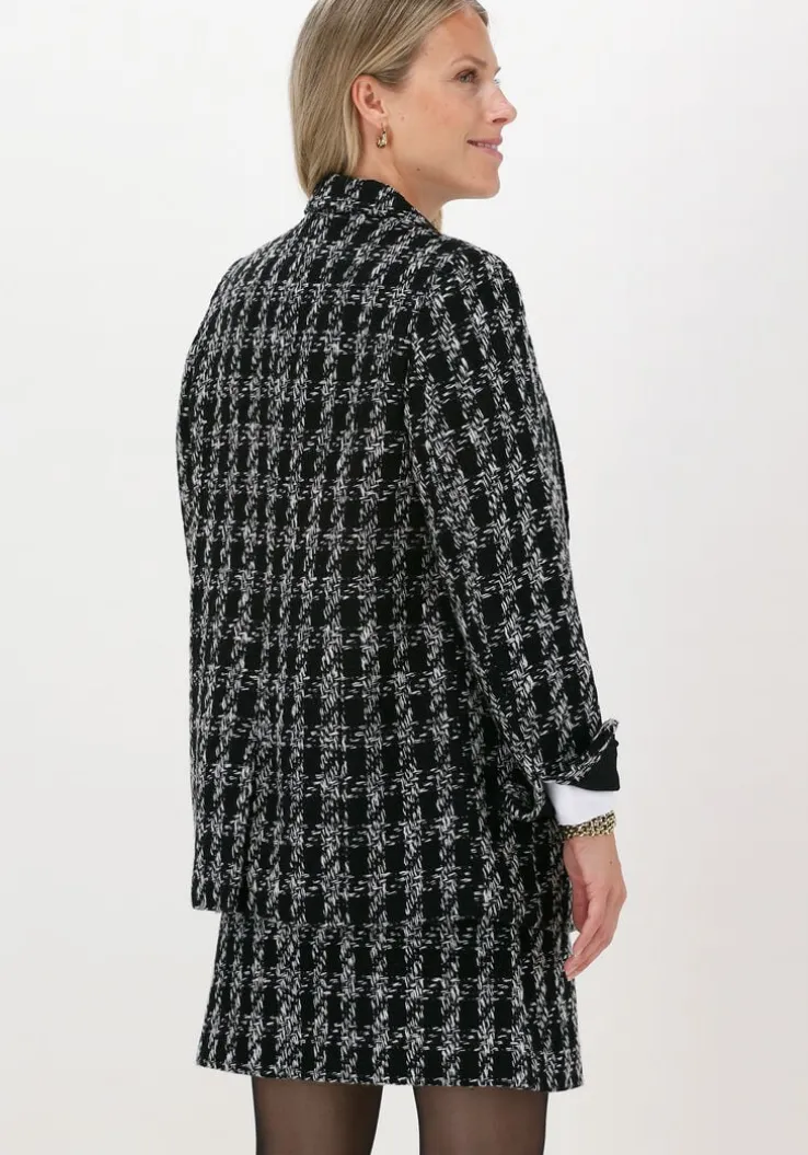 zwarte levete room blazer piana 1 blazers