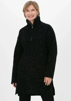 zwarte levete room mini jurk oleen 1