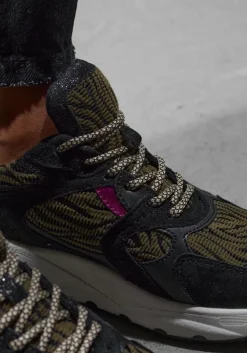 zwarte lina locchi lage sneakers cibel