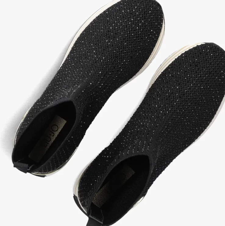 zwarte liu jo hoge sneakers liu jo maxi wonder 83