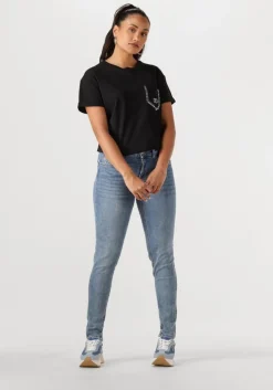 zwarte liu jo t-shirt ecs t-shirt moda m/c