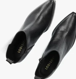 zwarte lodi enkellaarsjes koo5013