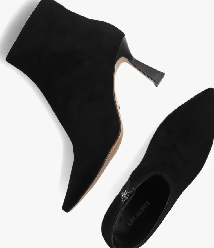 zwarte lola cruz enkellaarsjes 008t30bk