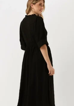 zwarte lollys laundry midi jurk boston dress