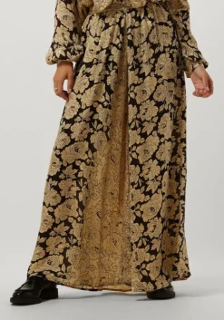 zwarte mes demoiselles wijde broek rose ballerina