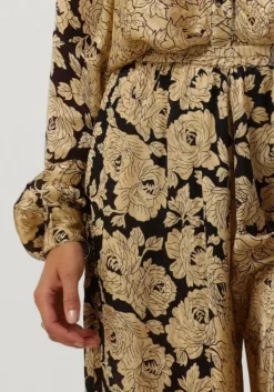 zwarte mes demoiselles wijde broek rose ballerina