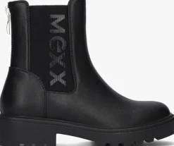 zwarte mexx chelsea boots malat