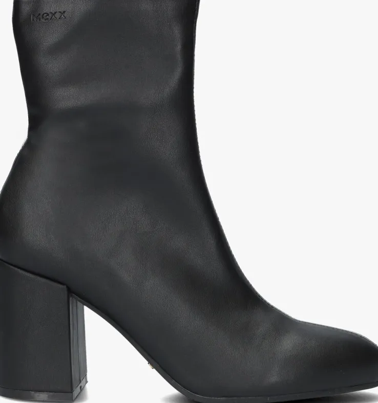 zwarte mexx enkellaarsjes kayla