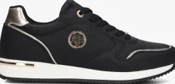 zwarte mexx lage sneakers eke caia