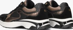 zwarte mexx lage sneakers portia love