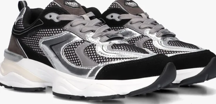 zwarte mexx lage sneakers norah komo