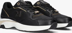 zwarte mexx lage sneakers paulita love