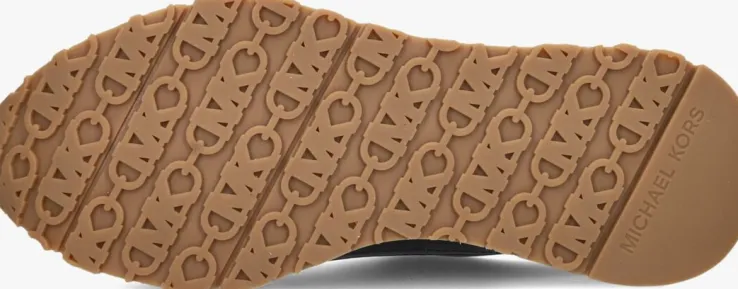 zwarte michael kors lage sneakers nova trainer