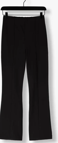 zwarte minus flared broek marcia high waisted flared pant