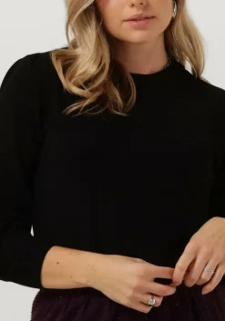 zwarte minus top mersin knit tee