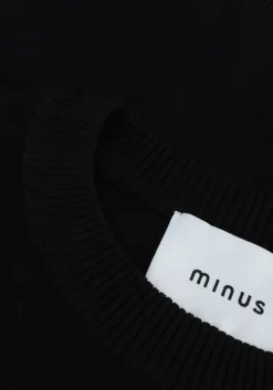 zwarte minus top mersin knit tee
