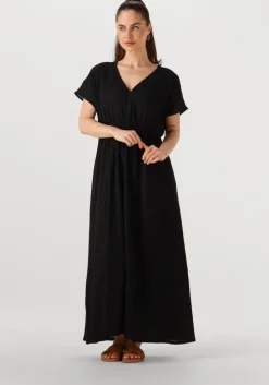 zwarte modström maxi jurk nemumd dress