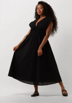 zwarte modström midi jurk indiamd dress