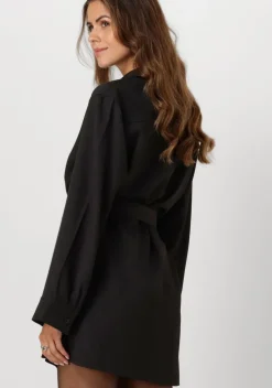 zwarte modström mini jurk kammymd dress