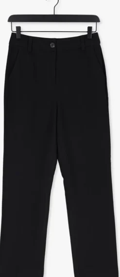 zwarte modström pantalon gale straight pants