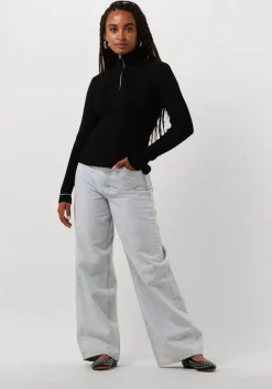 MODSTRÖM e modström tops & t-shirts krissamd zip t-neck>DAMES Tops & T-Shirts