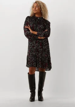 zwarte moliin mini jurk hanne