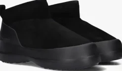 zwarte moon boot enkelboots mb luna low boot suede