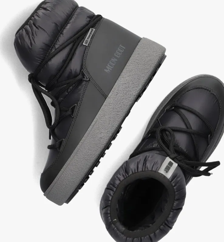 zwarte moon boot snowboots ltrack low