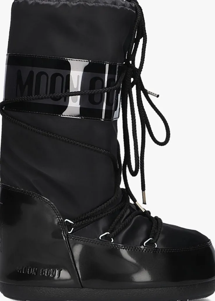 zwarte moon boot snowboots icon glance