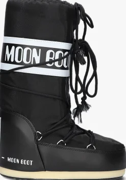 zwarte moon boot snowboots mb icon nylon