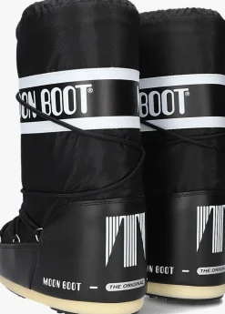 zwarte moon boot snowboots mb icon nylon