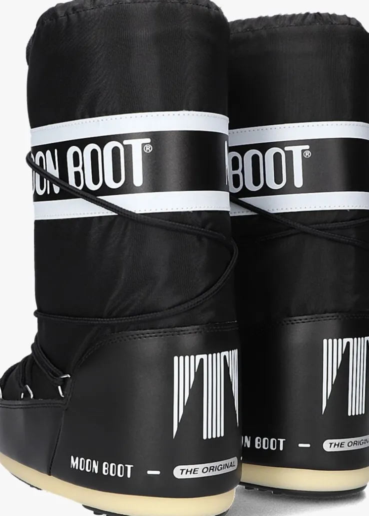 zwarte moon boot snowboots mb icon nylon