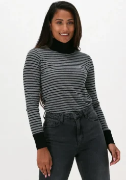 MOS MOSH e top casio ls-stripe rollneck>DAMES Tops & T-Shirts