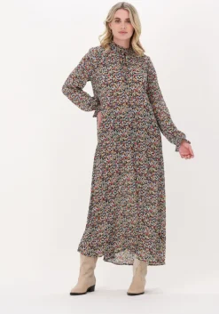 zwarte moves maxi jurk lavisa 2468