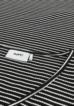 zwarte moves midi jurk molisa-ls